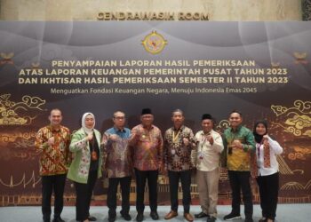 Pj Gubernur Malut Hadiri Penyampaian Hasil pemeriksaan BPK Bersama Presiden RI